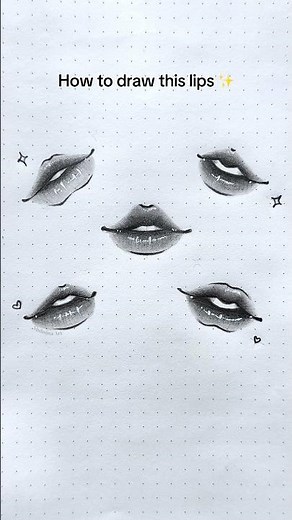 How to draw lips for beginners (STEP-BY-STEP) #shorts #drawing