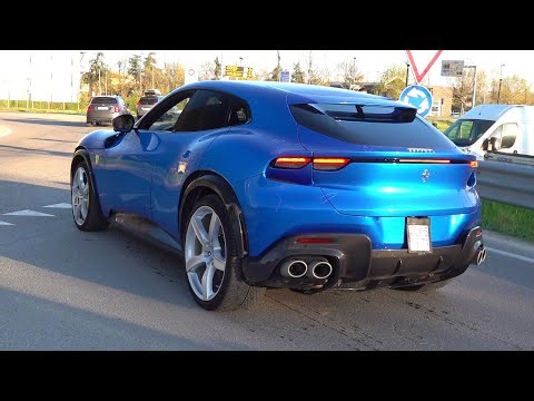 Ferrari Purosangue - V12 Engine SOUNDS On The Road!