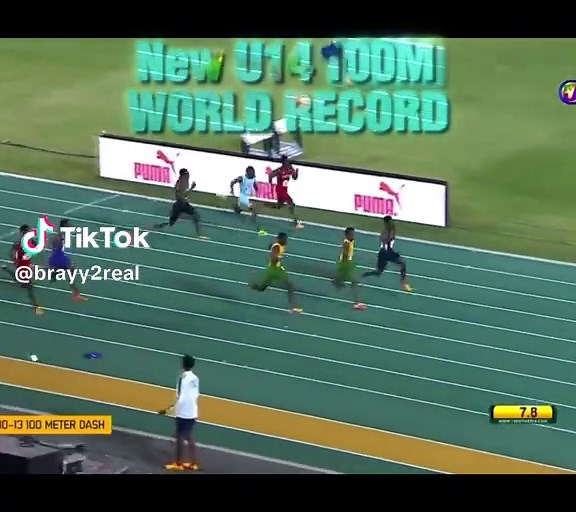 Kai Kelly's Incredible 100m Sprint at Jamaican College