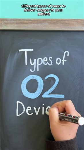 💨 OXYGEN DELIVERY DEVICES EXPLAINED 💨 Follow @nursewellversed for visual nursing education 🧠 Here’s a few ways to deliver oxygen to patients based on their needs. Let’s explore each device! Understanding the Basics: →FiO2= Oxygen concentration a device delivers →Flow Rate= Volume or speed of oxygen delivery, measured in liters per minute Types of O2 Delivery Devices: 1️⃣ Nasal Cannula: * Use: For patients with low oxygen requirements. * fiO2: 24-44% * Flow Rate: 1-6 L/min 2️⃣ Simple Face Mask