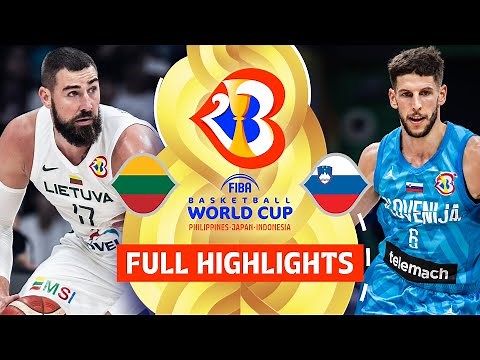 Lithuania 🇱🇹 vs Slovenia 🇸🇮 | Full Game Highlights | FIBA Basketball World Cup 2023