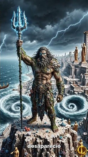 POSEIDÓN podía hundir civilizaciones enteras 🌊 #shorts #mitologia #eclipsemitico #greekmythology