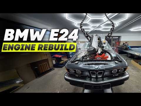 BMW 635 CSi (E24) - Full Restoration - Part 3. (Complete Engine Rebuild)