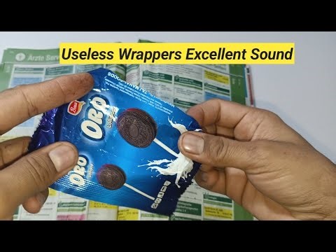 These Waste Wrappers Create Excellent ASMR Sound | Nothing is useless