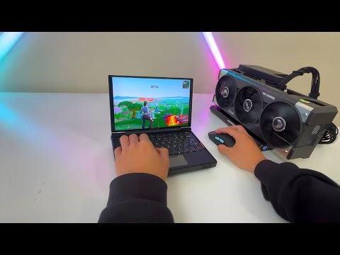 I Connected a RTX 5090 Into My Gaming Laptop For 1000 FPS