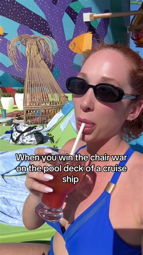 Cruise pool decks are not made for the weak #cruise | cruise ship