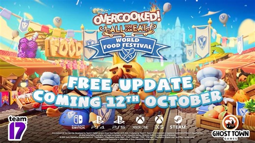 Overcooked! All You Can Eat "World Food Festival" update announced
