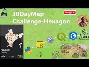 #30daymapchallenge | Density Maps with a Hexagonal Grid in QGIS