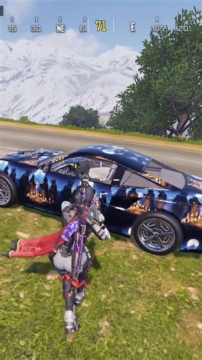 Muscle Car Midnight Gathering in Battle Royale