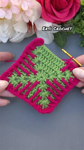 beautiful pattern for a granny square