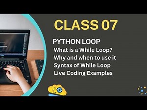 Python While Loop Tutorial in Urdu/Hindi | Complete with Examples & Practice | Python Class 7