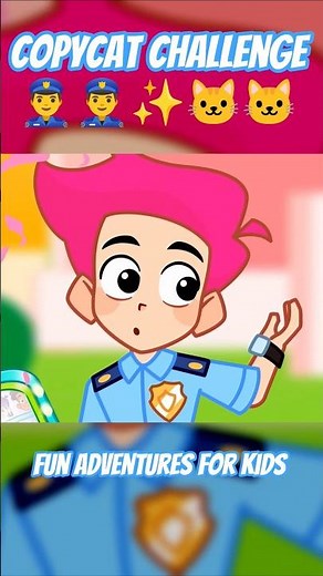 Copycat Challenge ✨🐱 Learning to Work in a Rescue Team! | Funny Cartoons for Kids