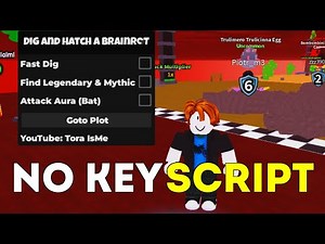 Dig and Hatch a Brainrot script – (Fast Dog, Attack Aura)