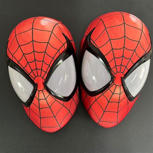 Custom Spider-man Cosplay Mask With 3D Face Shell & Magnetic Lenses | Wearable Movie Prop - Etsy