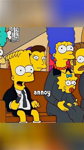 Bart makes prank at church #simpsons