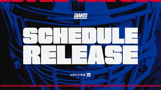 New York Giants release official 2025 schedule