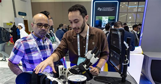 Abu Dhabi robotics convention showcases app-controlled exoskeleton | The National