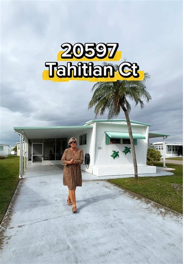 🏡20597 Tahitian Ct, Estero, FL 33928 “Estero Bay” 💸$25,000 Lot lease: $1067 🛌: 2 🛀: 2 🐶: Friendly Call Julie: (815) 302-7036 #SWFL #fI #retirement #manufacturedhomes #boating