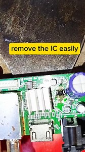 removing the LDO IC in an unusual way without using soldering #ic #ldo #desoldering #tips #soldering #capacitor #goodidea #technologia | Sugeng Elko