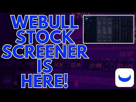 FIND WINNING STOCKS & OPTIONS WITH WEBULL STOCK SCREENER & OPTIONS SCREENER