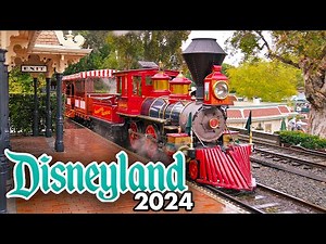 Disneyland Railroad in the Rain - Grand Circle Tour [4K60 POV]