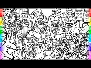 Popular Italian Brainrot Animals New Coloring Pages / Coloring New Top Brainrot Animals