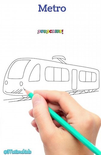 Drawing Metro: A Step-by-Step Guide #drawingtutorial