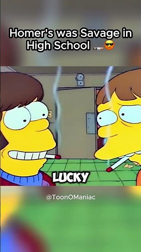 When Homer Was a High School Rebel! 🚬😂 | The Simpsons Flashback .... #homersimpson #simpsons