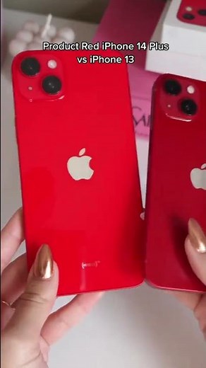 Product RED iPhone 14 VS iPhone 13!