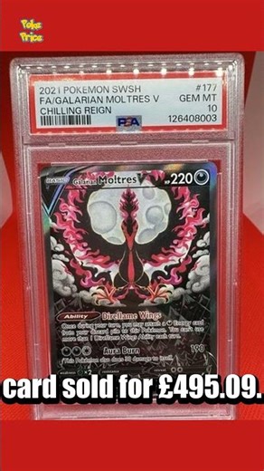 🔥 Would YOU pay £495.09 for Moltres? #PokemonCards #shorts