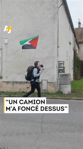 477K views · 25K reactions | Avec son drapeau de la Palestine, Fanny traverse la France à pied. Elle raconte à AJ+ comment se passe son périple. | AJ+ français | Facebook