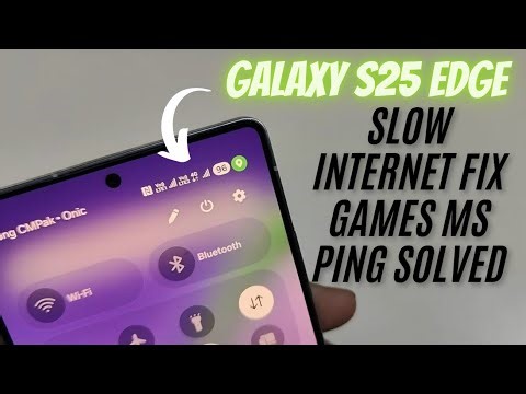 Galaxy S25 Edge Internet Problems Fix | Best 5G Data Setup 2025