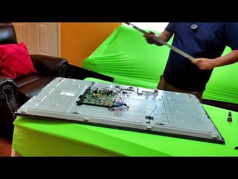 How to fix a back light problem/ nothing appearing on the screen a LG tv