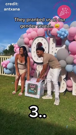 Gender reveal Prank #genderrevealfail #genderrevealparty #genderprank #funny | Sandra's Party Ideas