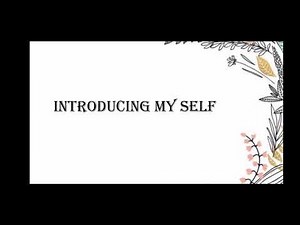 PowerPoint presentation "About myself"