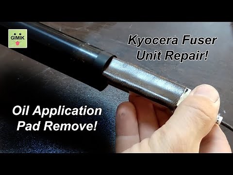 Kyocera P2235dn, M2040dn paper jam. Fuser repair.