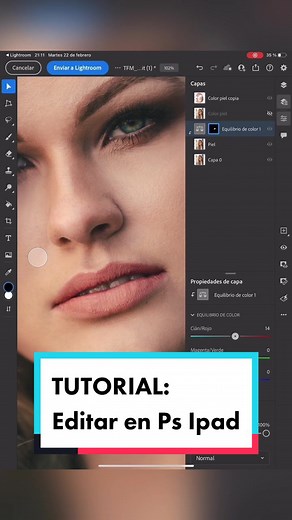Asi edito en Photoshop para IPad #ipadpro #editandofoto #antesydespués #photoshoptutorial #phototips #trucosfotografia #fyp #ps #skinretouch