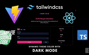 使用Vite.js+React.js、TypeScript和Tailwind CSS构建利润率计算器 | 源代码