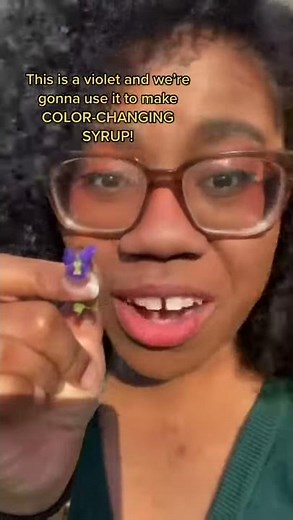 Make Your Own Color-Changing Violet Syrup! 💗✨
