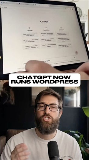 ChatGPT automates WordPress site tasks like SEO, pricing, posts, and #AI #WordPress #automation