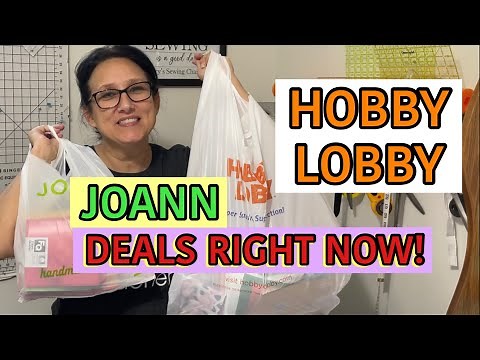 Joann Fabric & Hobby Lobby Fabric Haul ~ Right Now Deals