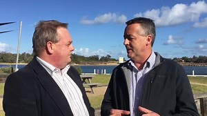 Opening of the new Australian Fisheries Management Authority (AFMA) offices in Lakes Entrance today after it relocated from Canberra. Eight new families to the town with all positions relocated. | Tim Bull MP