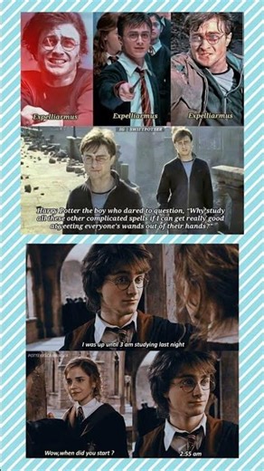 Harry Potter: Master of Expelliarmus & Last-Minute Studying Legend 😂✨#shorts #harrypotter #memes