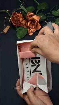 How to Fold 4 Easy Gift Boxes in 60 Seconds 📦 #shorts #diycrafts #giftbox