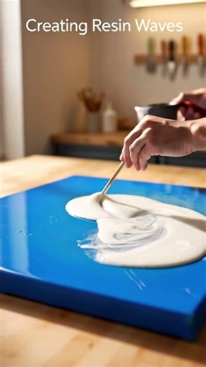 DIY Ocean Resin Table: Step-by-Step Hyper-Realistic Wave Effect