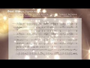 Beat Hit! (Digimon Adventure 02) Big Band with Orchestra version (Arrange) sheet music