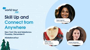 Today's the day! Skill up at #SalesforceTour NYC. ❄️ Learn how to supercharge your success with the latest Trailhead and Trailblazer Community innovations. | Salesforce Trailhead