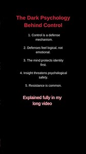 The Dark Psychology Behind Control