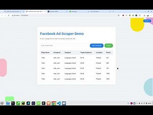 Python | Requests | Facebook Ads Library Scraper