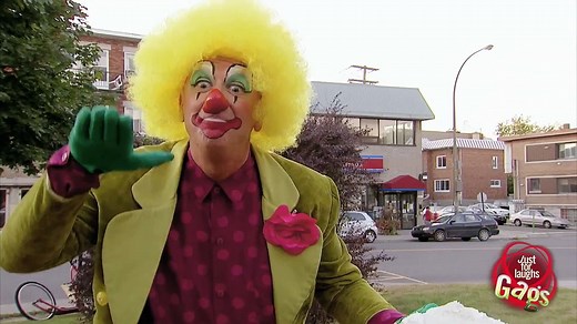Clown Pie in the Face Prank